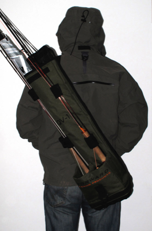 Fly Rods over shoulder